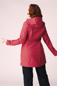 Blutsgeschwister - Wild Weather Soft Shell jack in pretty dotty rood 5