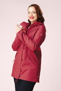 Blutsgeschwister - Wild Weather Soft Shell jack in pretty dotty rood