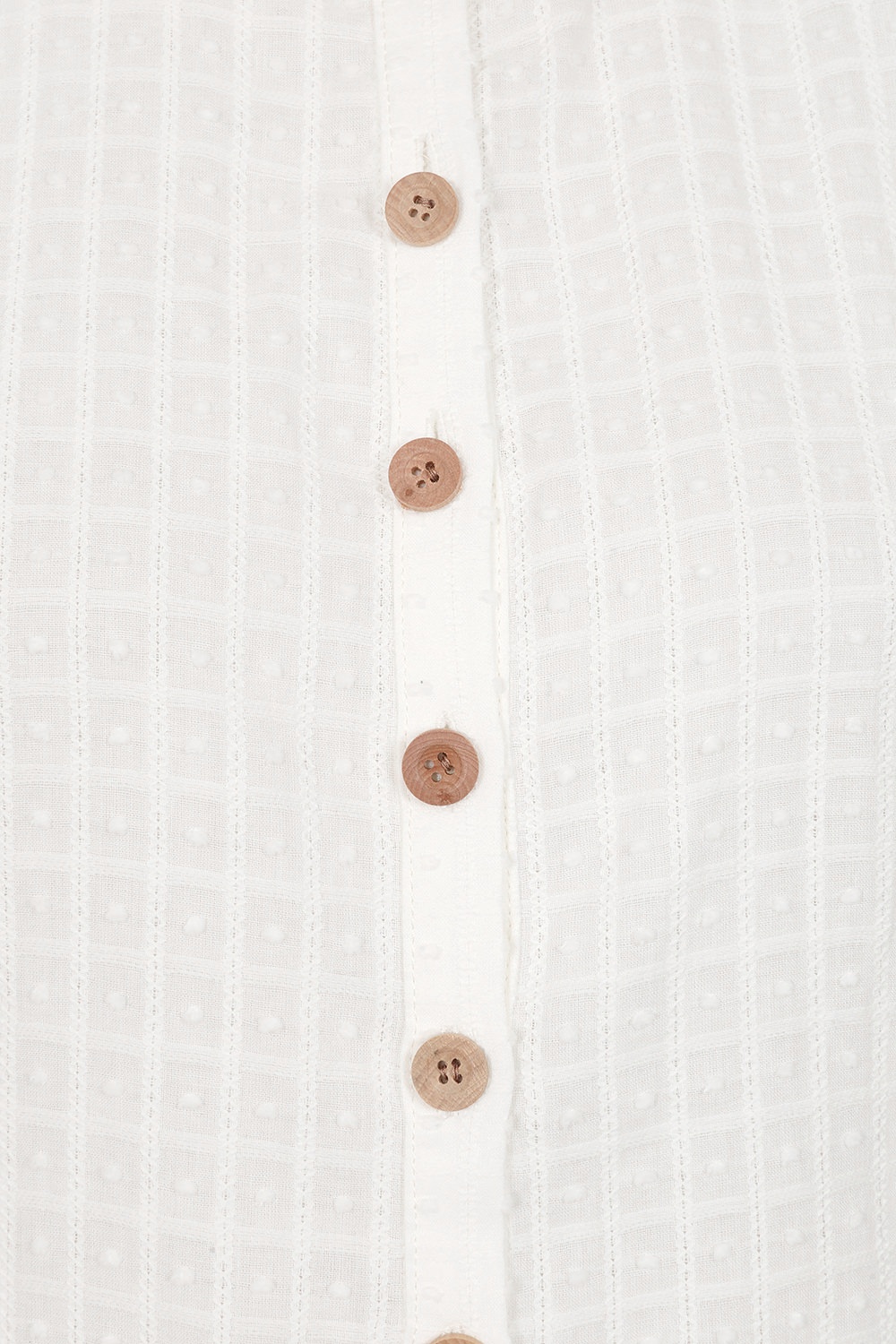 Banned Retro - Star katoenen blouse in wit 3