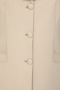 Glamour Bunny Business Babe - Topvintage Exclusive ~ The Paris blazer in zand 4