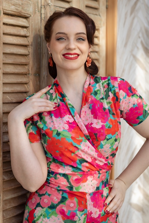 Very Cherry - Emmylou jumpsuit in Artist Garden 2