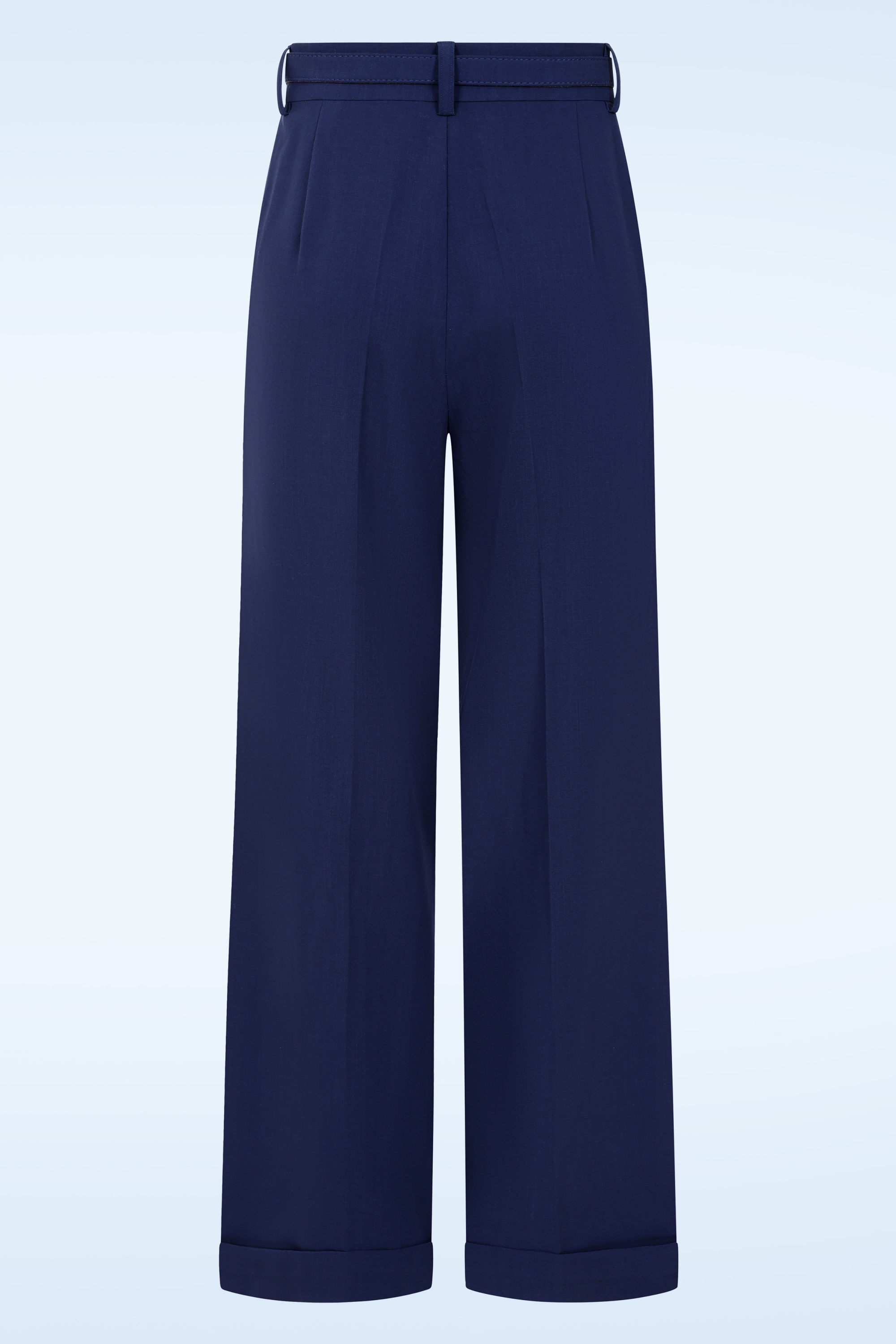 Banned Retro - Joanna pantalon in marineblauw 4