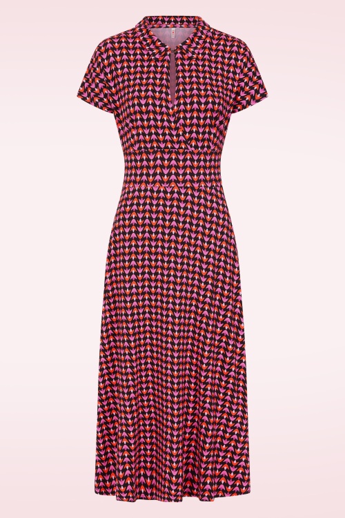 Blutsgeschwister - Now We Are Talking Light midi jurk in ease pure primrose