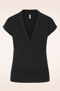 Blutsgeschwister - Mon Cher Cache-Coeur top in zwart 2