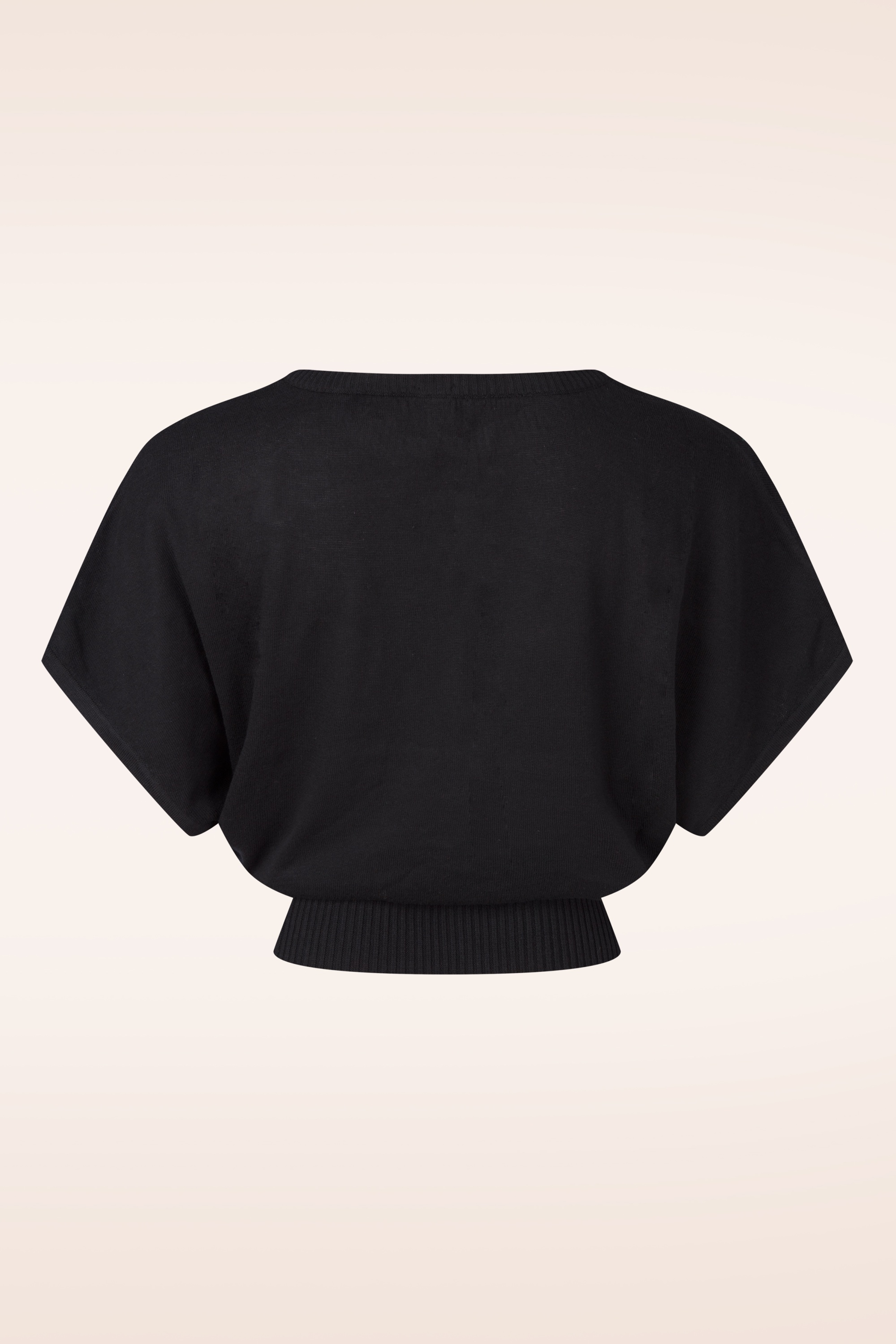 Blutsgeschwister - Picnic Friend gebreide top in Elegant Lady zwart 3