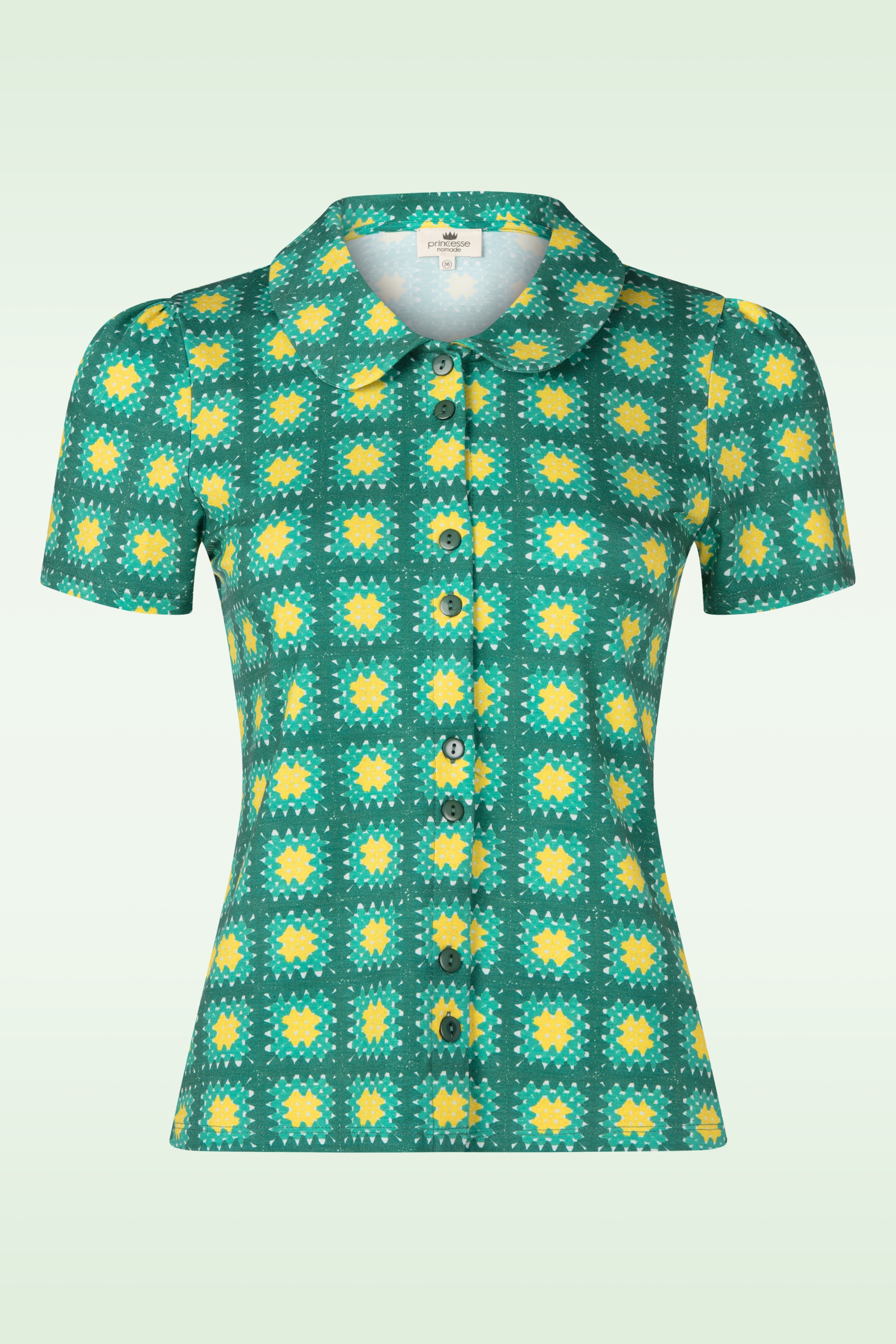 Princesse Nomade  - Chemise Leona blouse in Crochet 