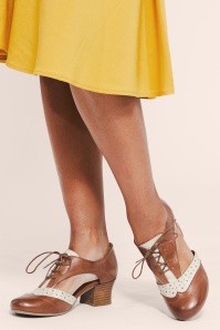 Miz Mooz - Fleur pumps in brandy 2