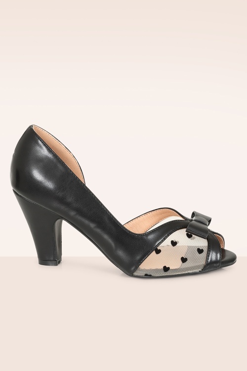 Banned Retro - Love From Kelly Lee pumps in zwart