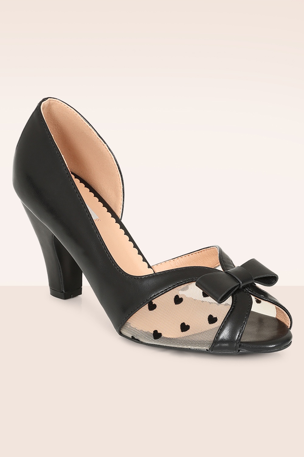 Banned Retro - Love From Kelly Lee pumps in zwart 3