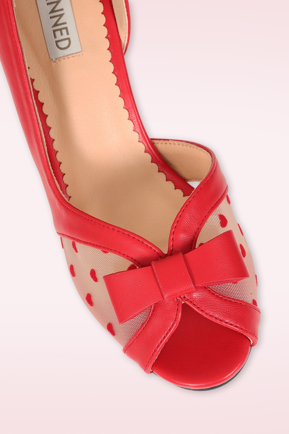 Banned Retro - Love From Kelly Lee pumps in rood 2