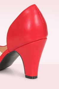 Banned Retro - Love From Kelly Lee pumps in rood 4