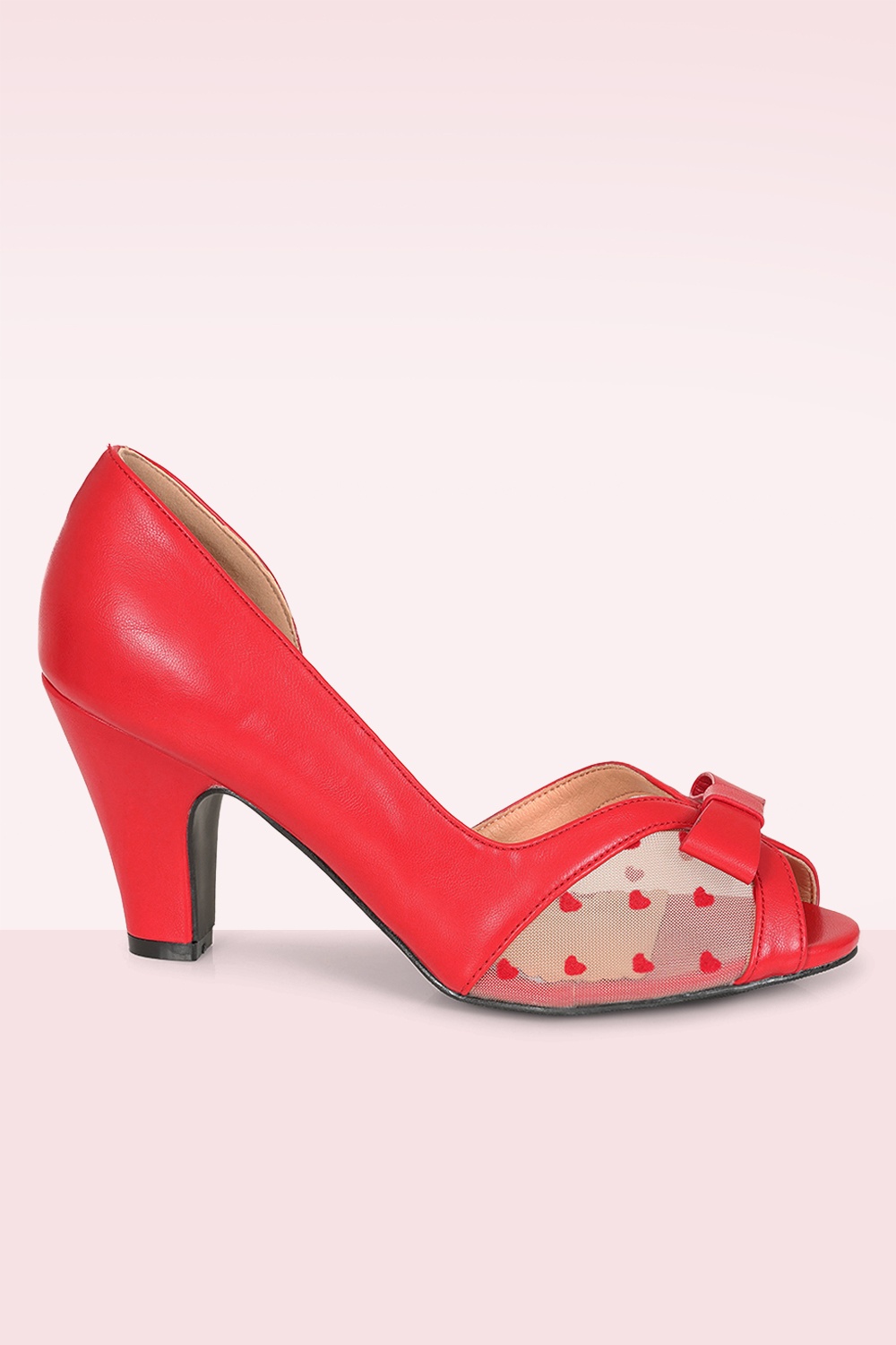 Banned Retro - Love From Kelly Lee pumps in rood