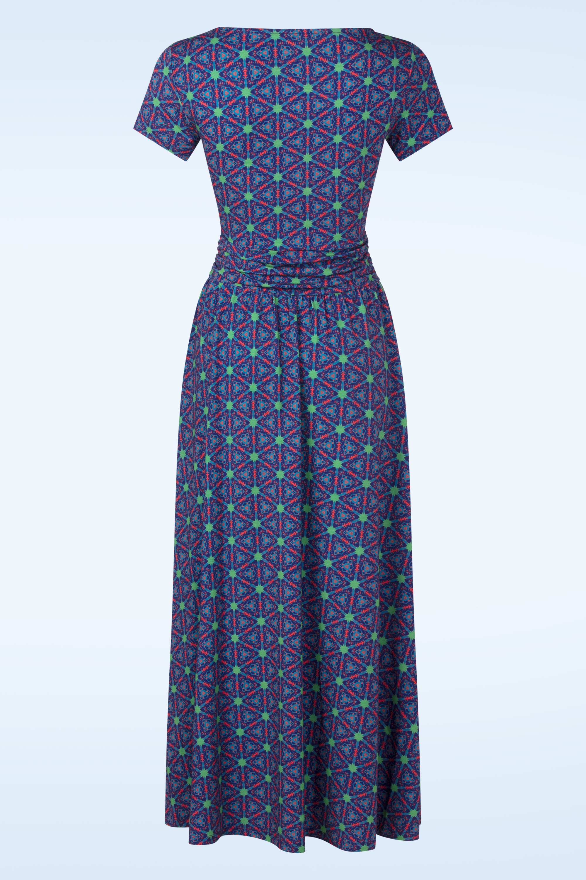 Princesse Nomade  - Mirella maxi jurk in cap blauw 3