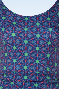 Princesse Nomade  - Mirella maxi jurk in cap blauw 2