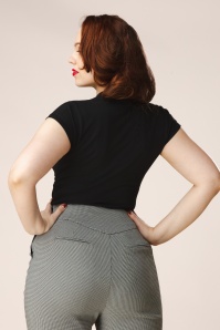 Blutsgeschwister - Mon Cher Cache-Coeur top in zwart 3