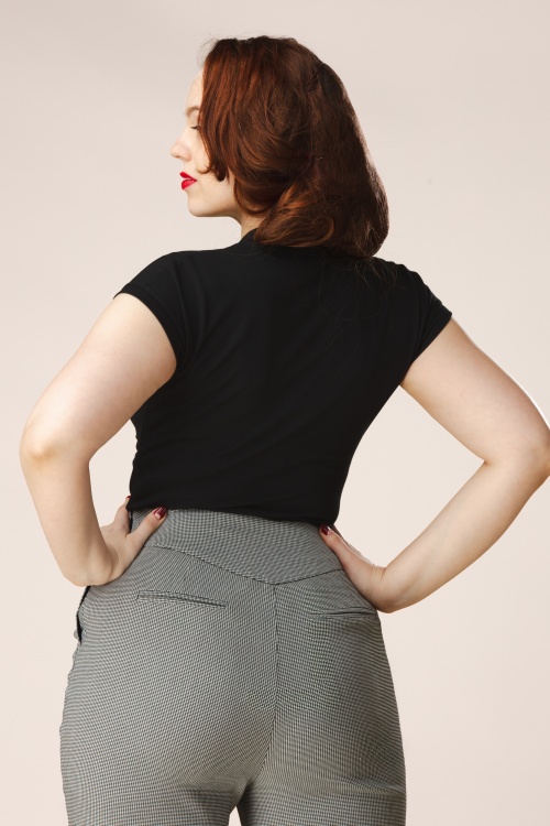 Blutsgeschwister - Mon Cher Cache-Coeur top in zwart 3