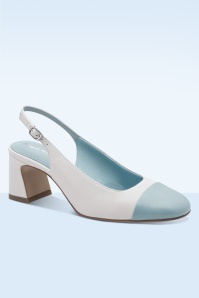 Tamaris - Sugar Sky slingback pumps in wit 2