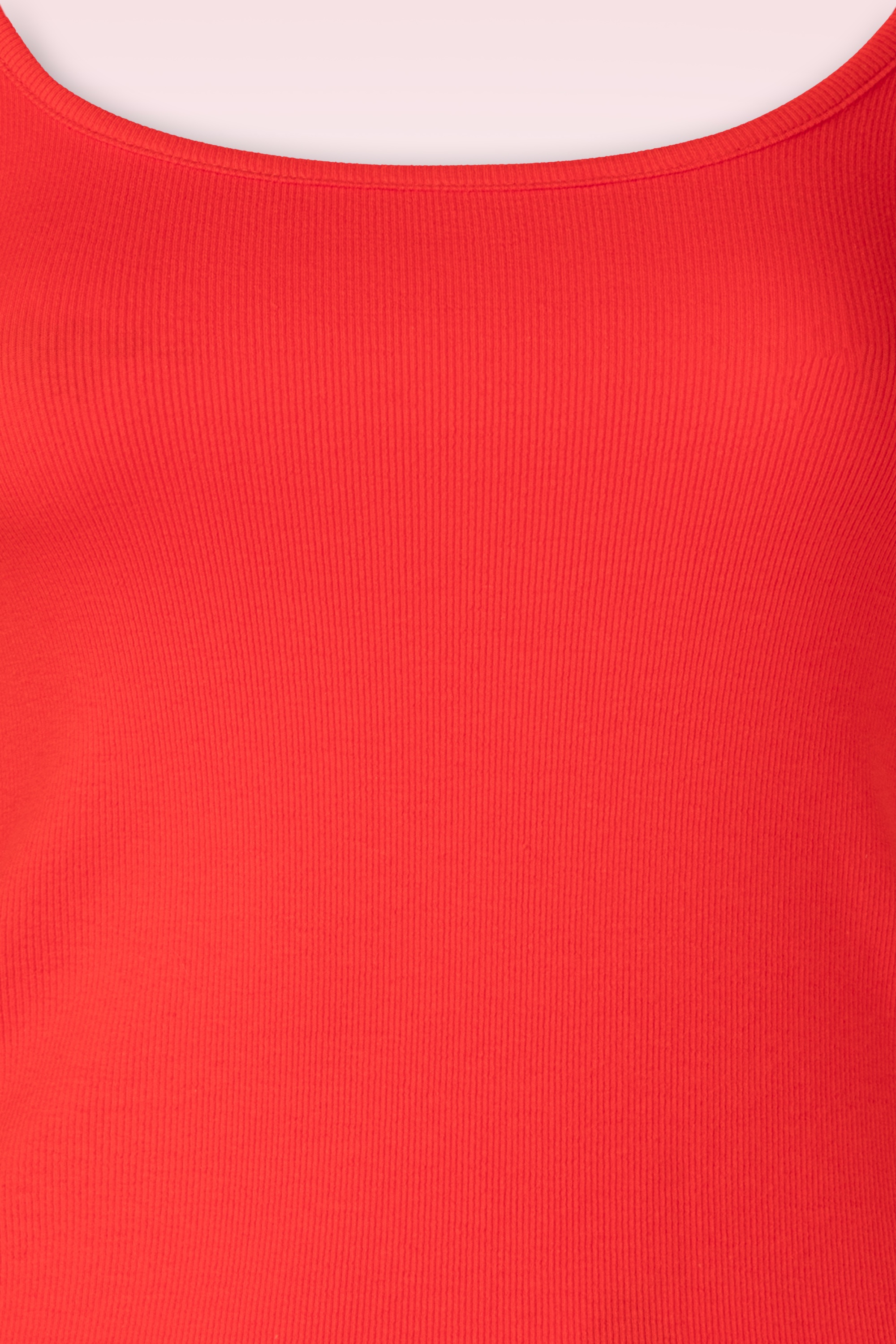 Mademoiselle YéYé - Frame Game katoenmix t-shirt in felrood 2