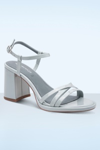 Tamaris - Sweet Stride High Heel sandaaltjes in babyblauw 2