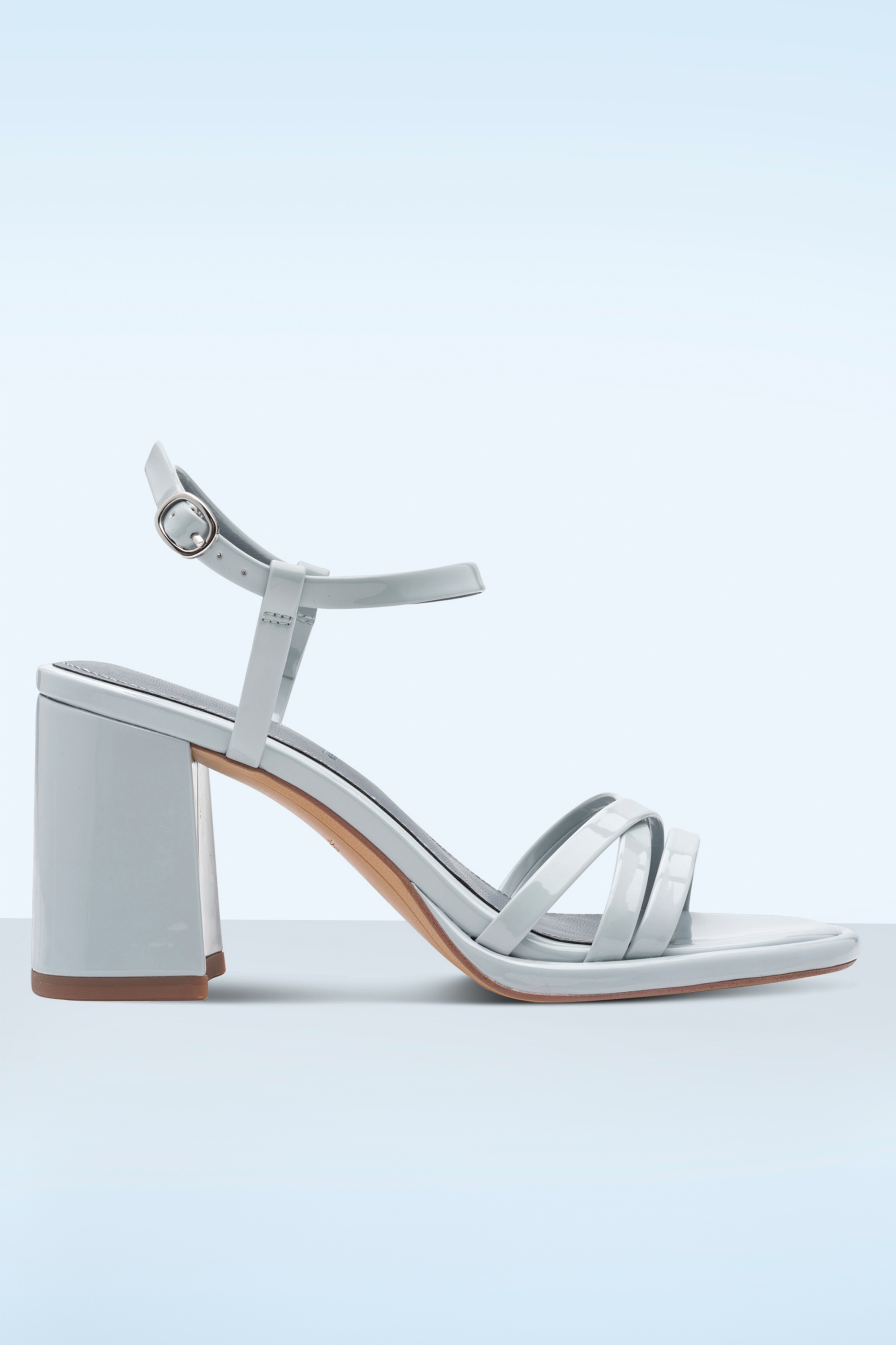 Tamaris - Sweet Stride High Heel sandaaltjes in babyblauw