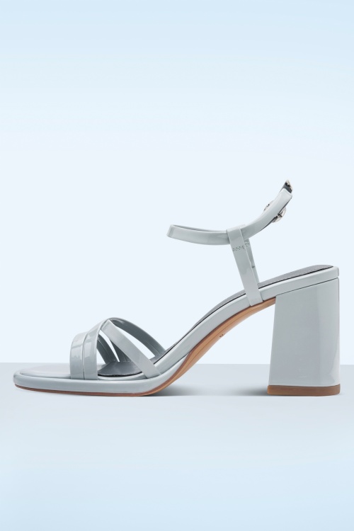 Tamaris - Sweet Stride High Heel sandaaltjes in babyblauw 4