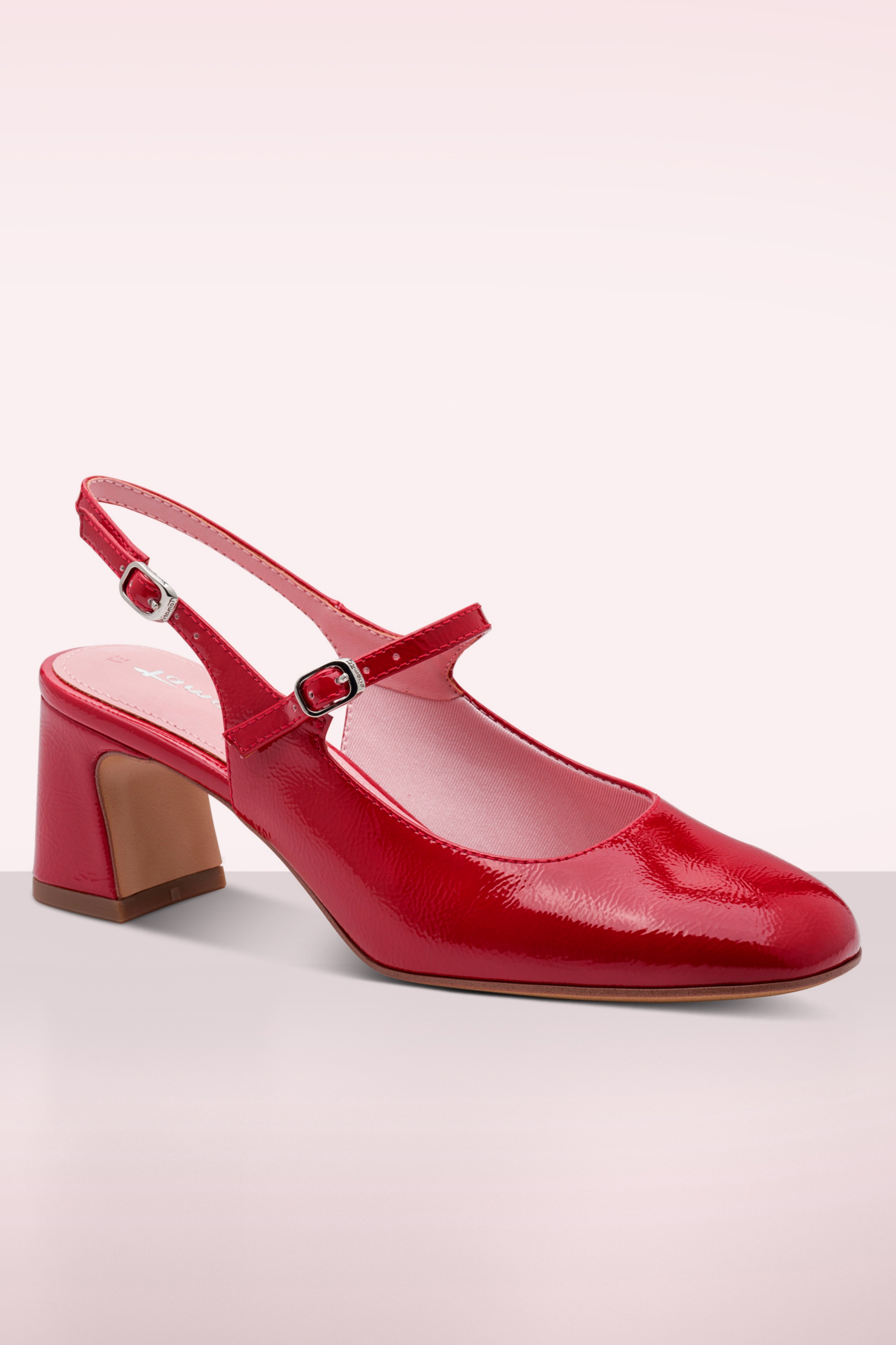Tamaris - Pop Step Slingback pumps in rood 2