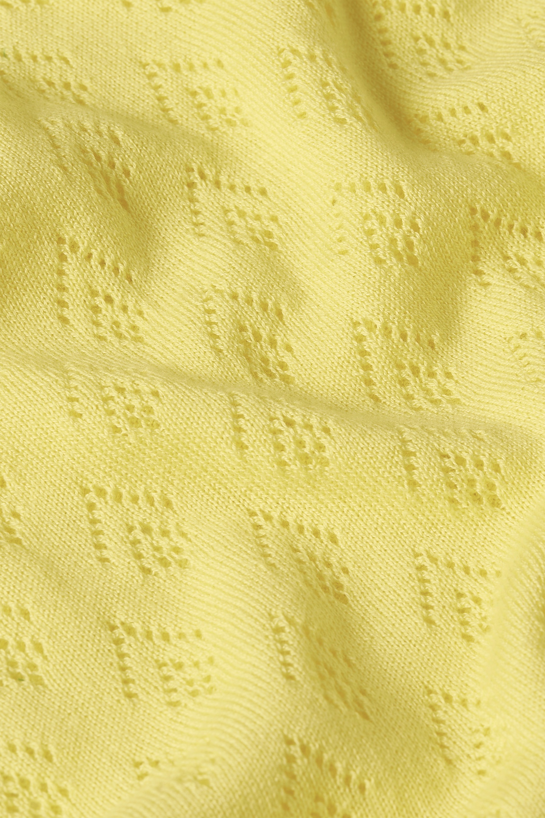 King Louie - Lina Mateo gebreide top in geelcrème 4