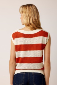 King Louie - Eva Knit Capella top in spicy oranje 4