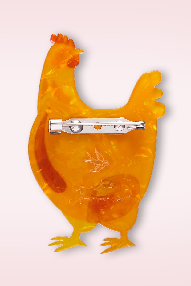 Erstwilder - Bessie the Chicken broche 3
