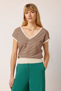 King Louie - Double V Diga top in roomijs