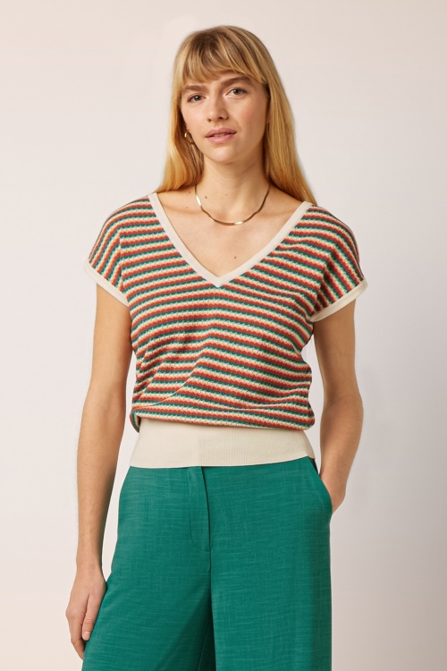 King Louie - Double V Diga top in roomijs