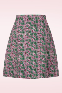 Princesse Nomade  - Nora a-lijn rok in papaver 3