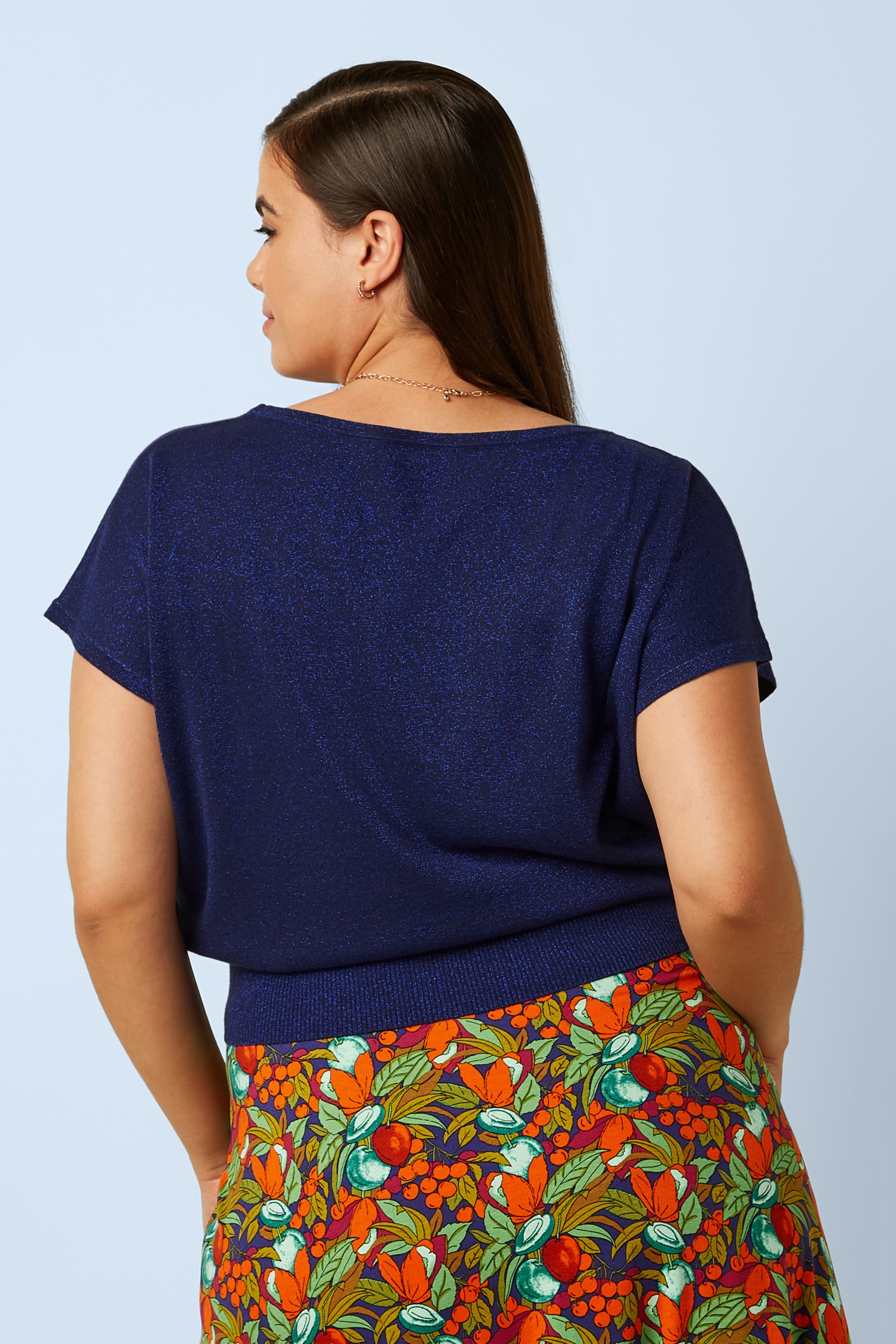 King Louie - Laia Knit Lapis Top in beacon blauw 3