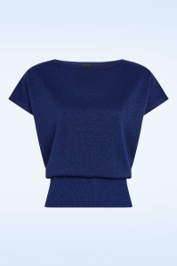 King Louie - Laia Knit Lapis Top in beacon blauw 2