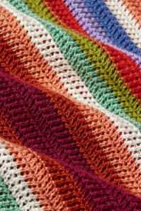 King Louie - Boatneck Molo top in multi 4