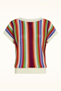 King Louie - Boatneck Molo top in multi 2