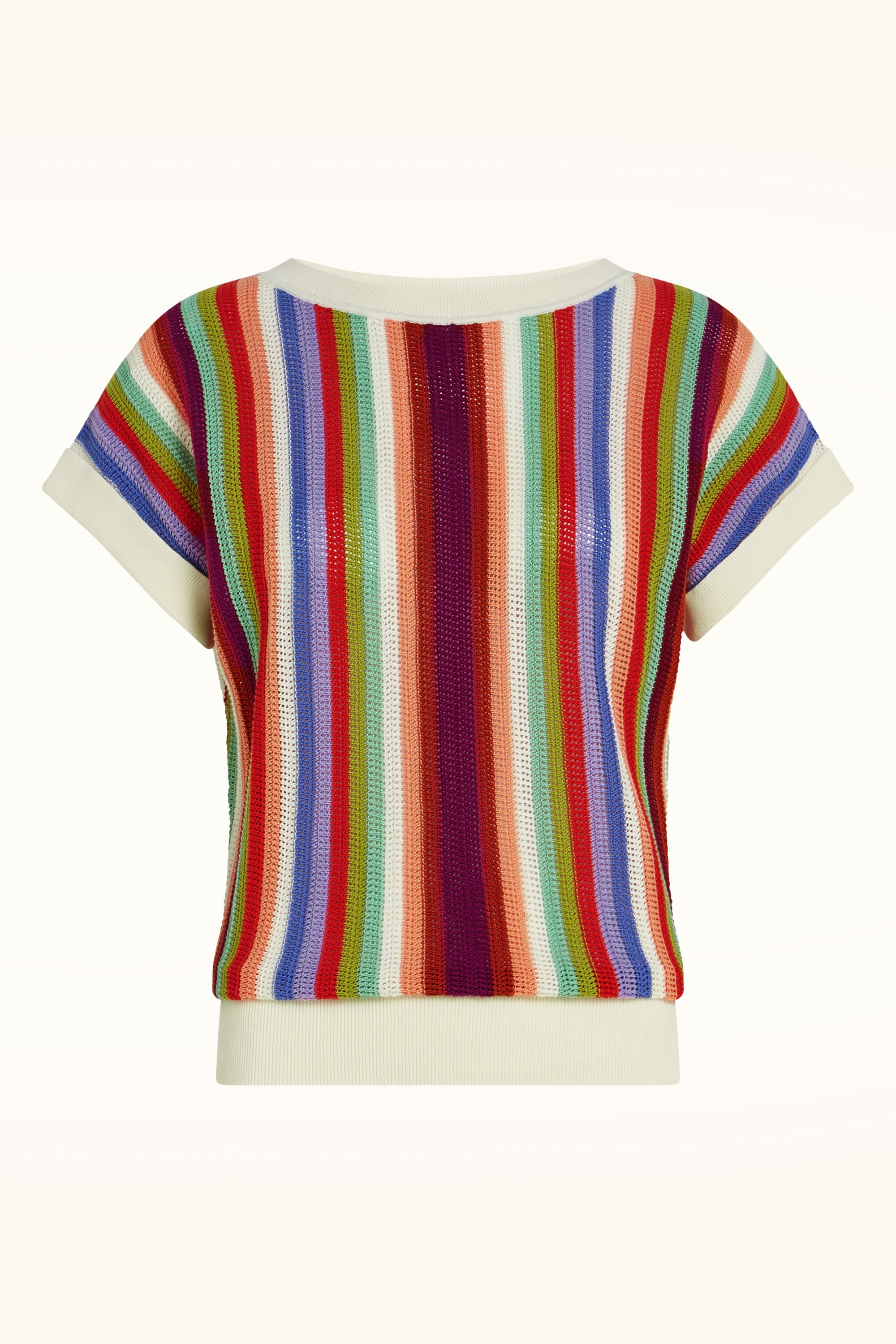 King Louie - Boatneck Molo top in multi 2