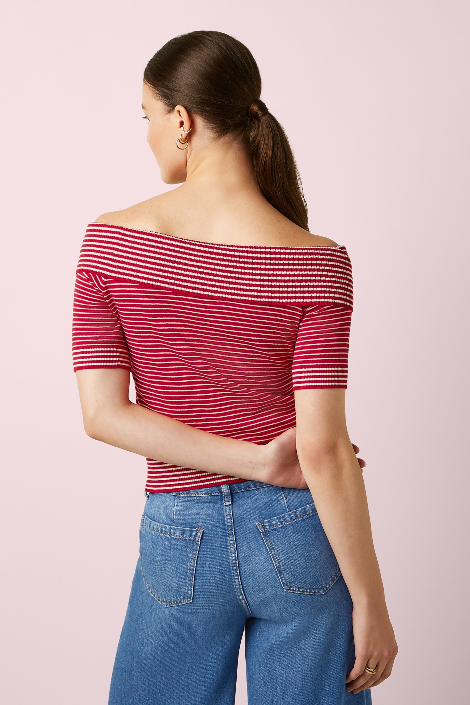 King Louie - Nives D'Oleron top in chili rood 3