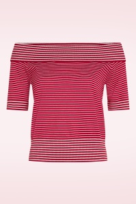 King Louie - Nives D'Oleron top in chili rood 2