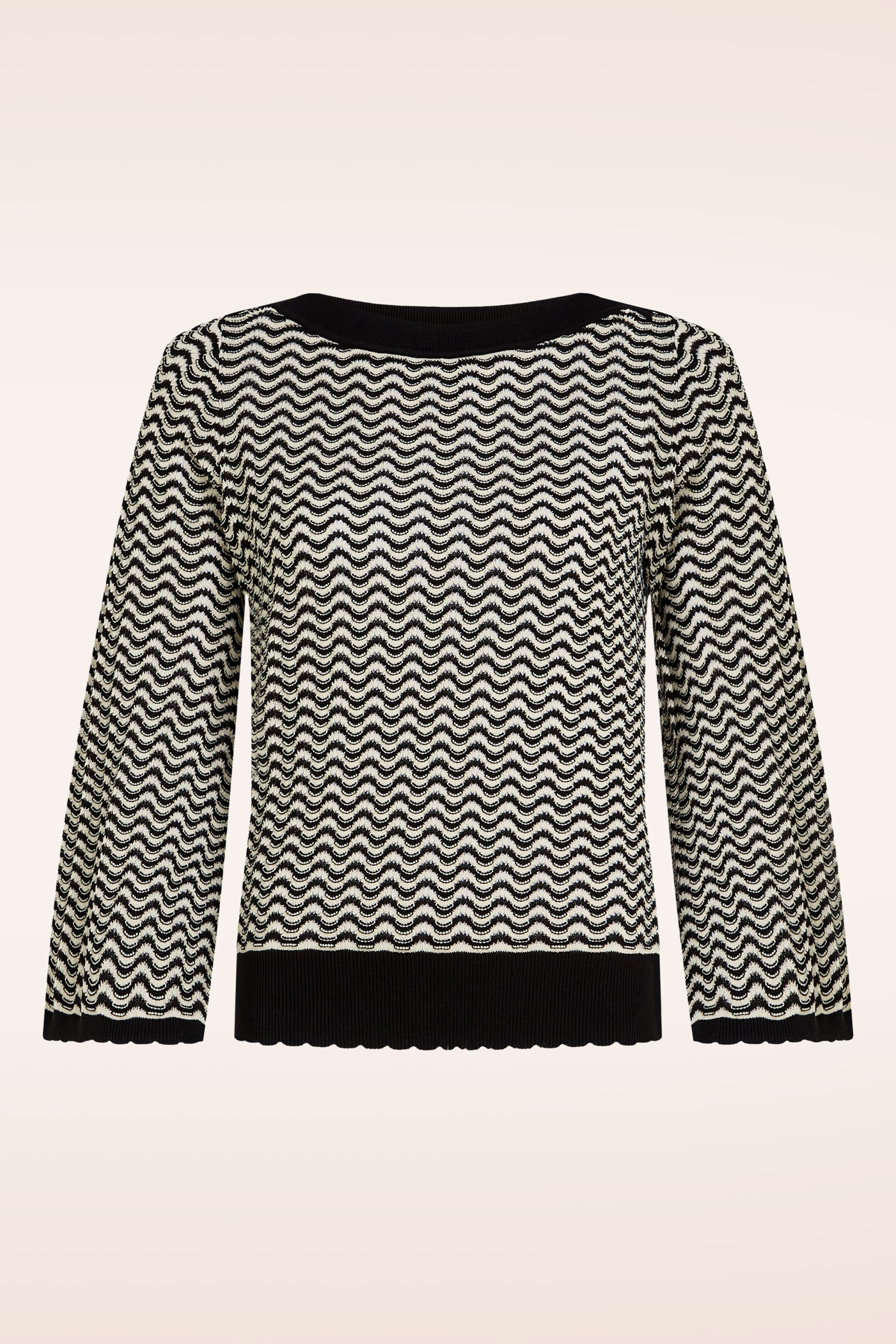 King Louie - Audrey Tide Trumpet Sleeve top in crème 2