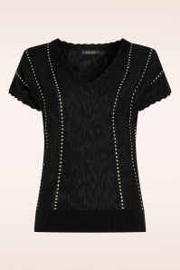 King Louie - Lyra Marea top in zwart 2