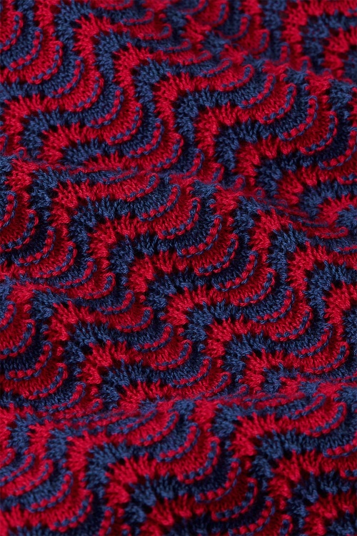 King Louie - Boatneck Tide top in chili rood 3