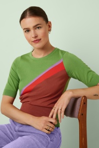 King Louie - Agnes Kira top in umbre