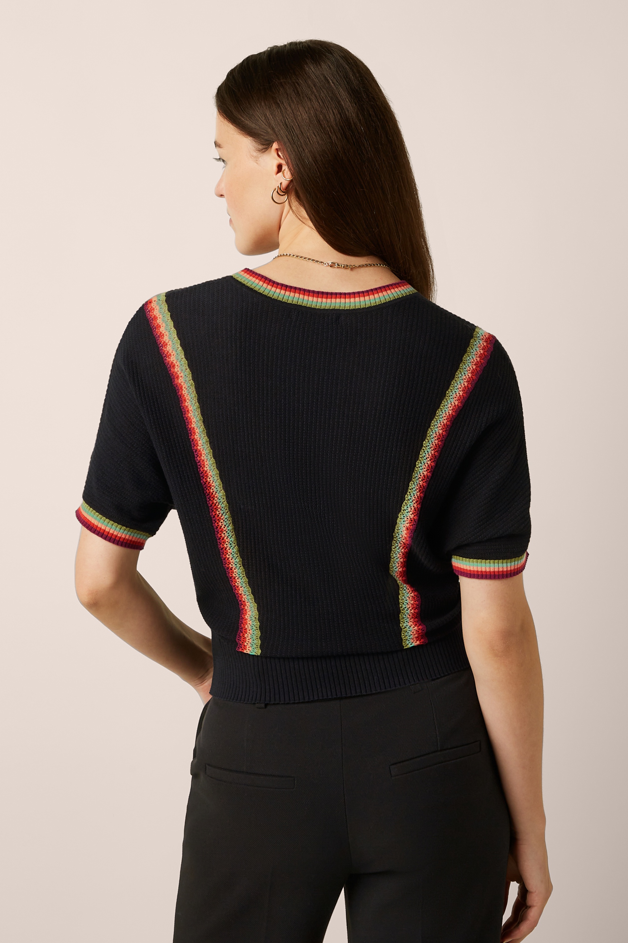 King Louie - Daria Emel top in zwart 3