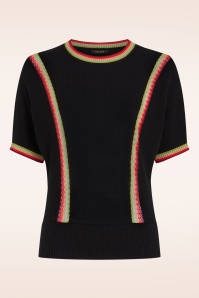 King Louie - Daria Emel top in zwart 2