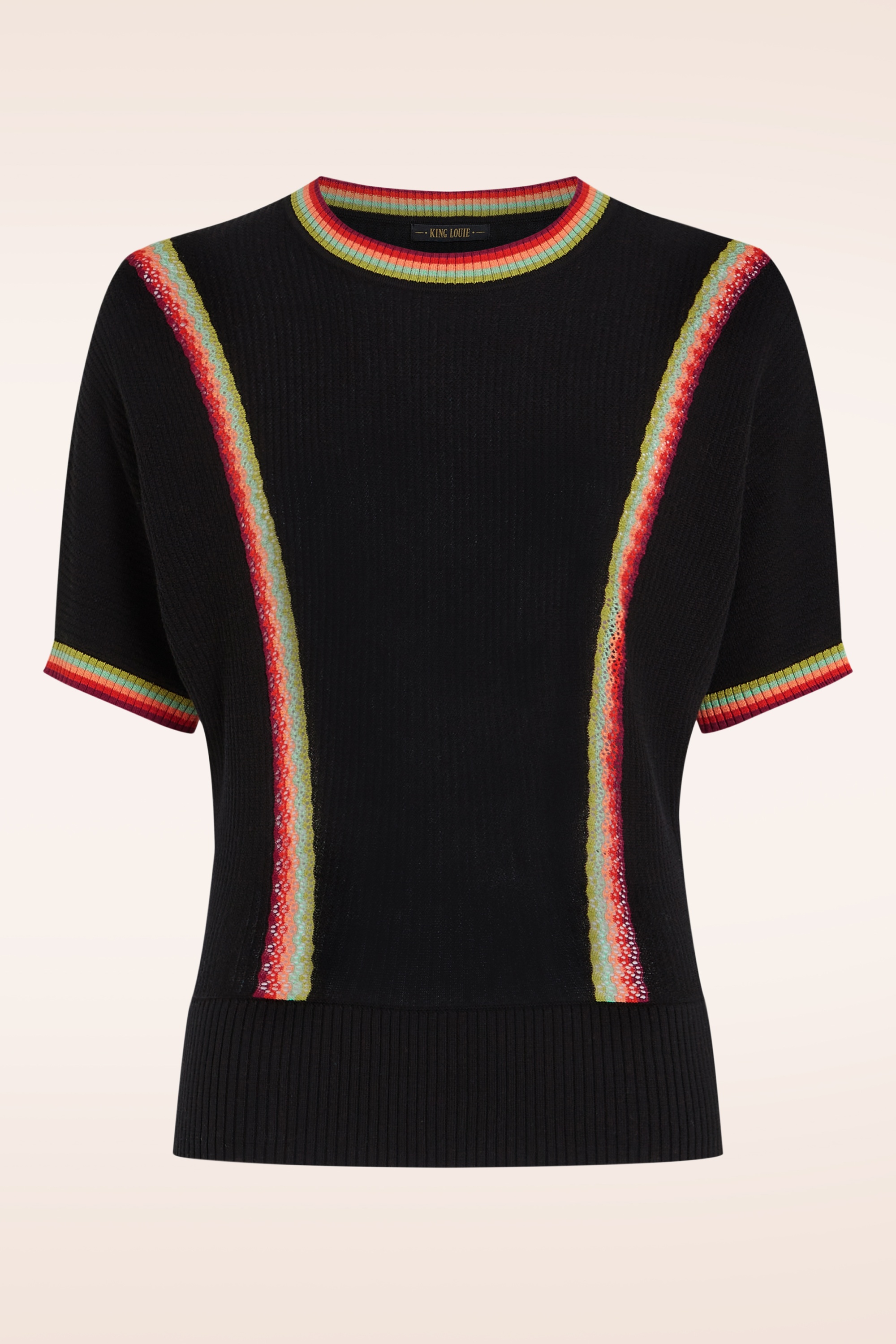 King Louie - Daria Emel top in zwart 2