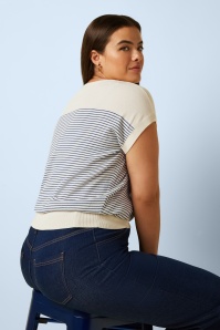 King Louie - Lina D'Oleron top in mazarineblauw 3