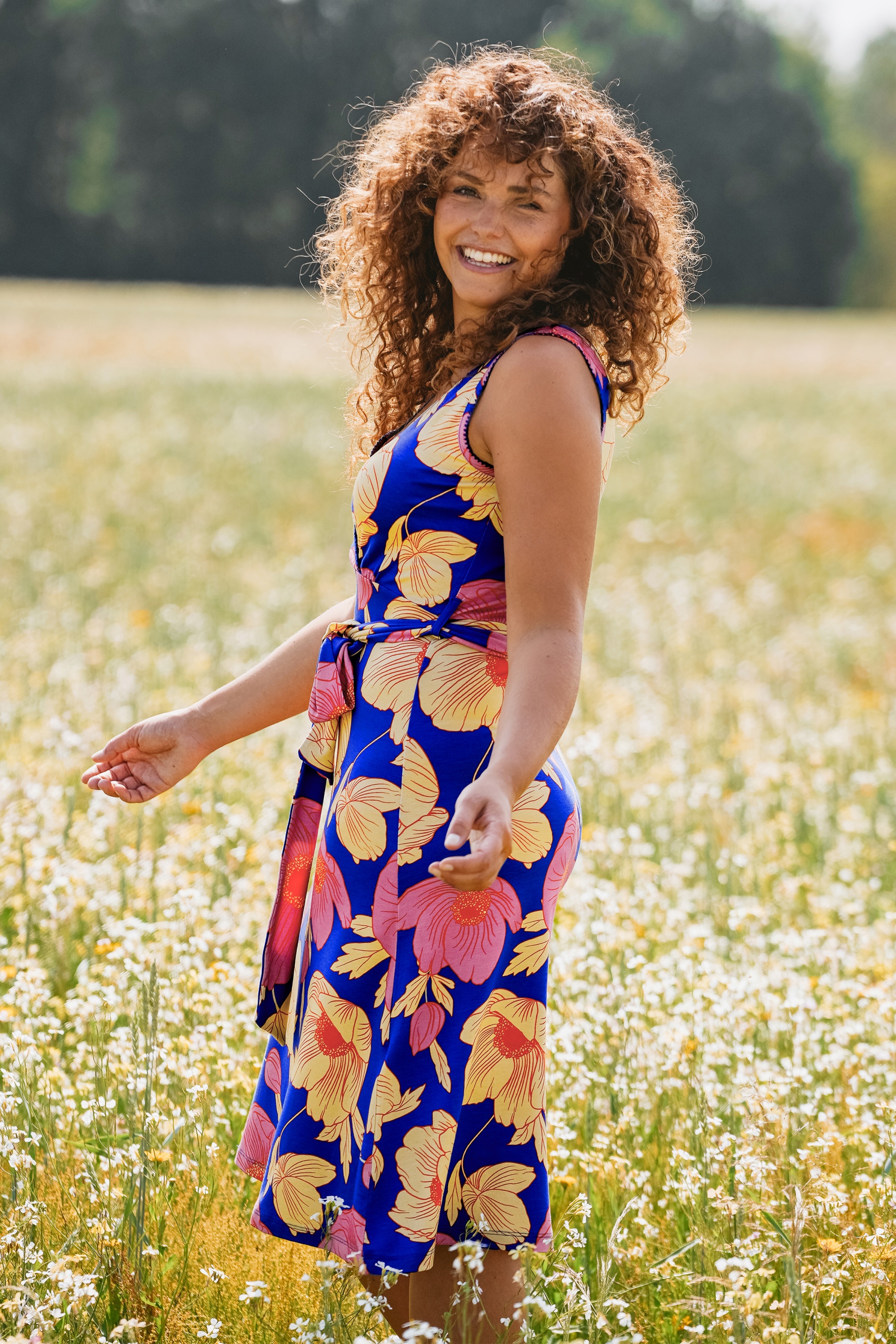 LaLamour - Milly jurk in Poppy Love