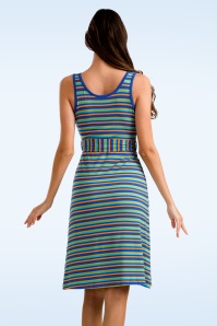 LaLamour - Milly jurk in Groovy Stripes 4