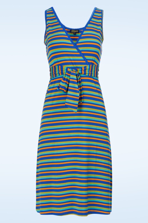 LaLamour - Milly jurk in Groovy Stripes 2